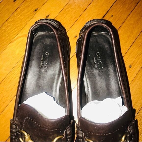 EUC Gucci horsebit loafers size 8.5 with box - Picture 7 of 10